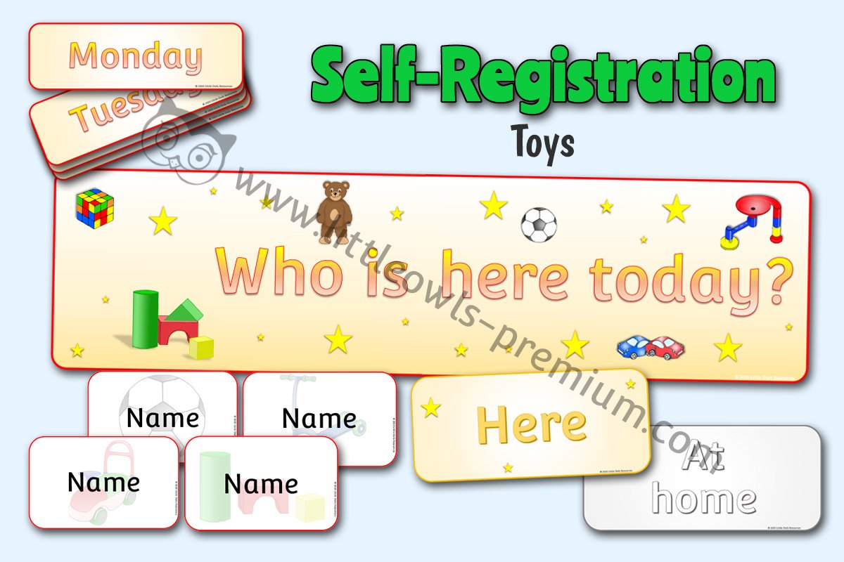 'TOYS' SELF REGISTRATION DISPLAY