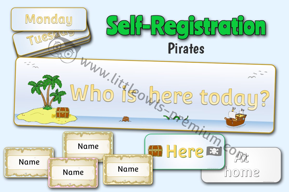 'PIRATES' SELF REGISTRATION DISPLAY