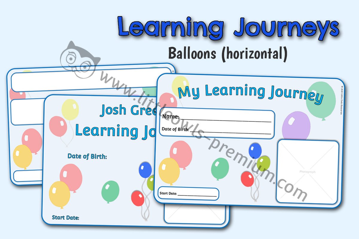 LEARNING JOURNEY COVERS - BALLOON DESIGN - LANDSCAPE