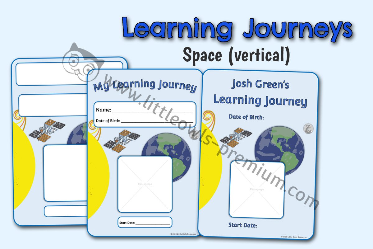 LEARNING JOURNEY COVERS - SPACE DESIGN - PORTRAIT