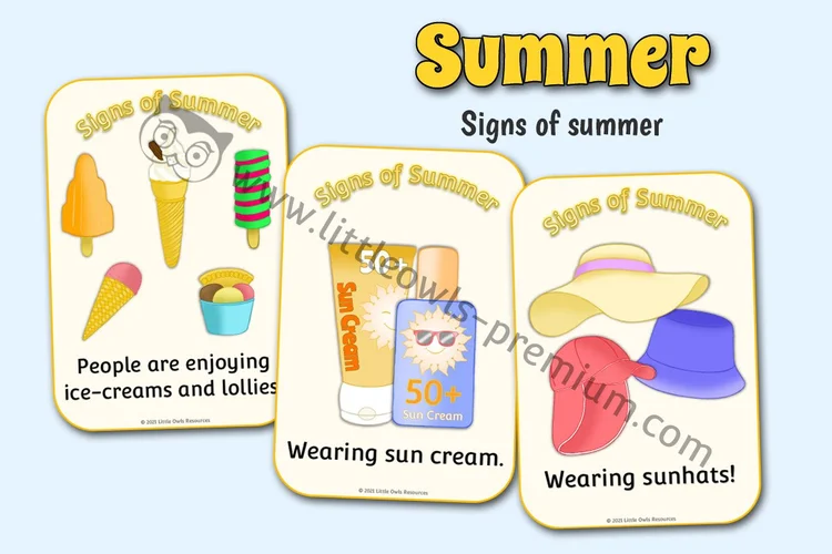 Signs of Summer Cards & Posters — resource cover