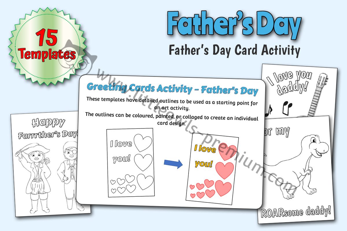 FATHER'S DAY CARD ACTIVITY 