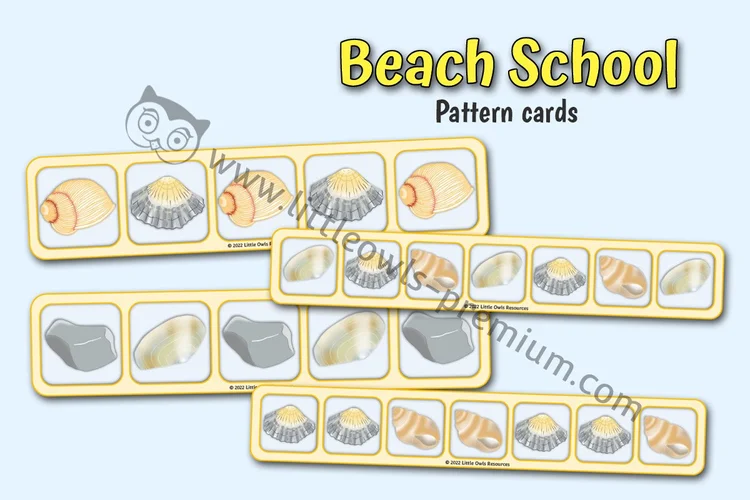 Beach Pattern Cards — Natural Loose Parts cover