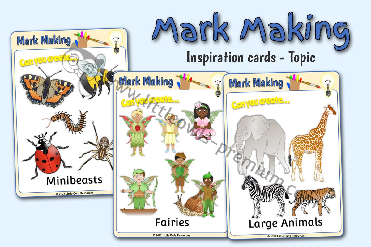 MARK MAKING - Inspiration Cards - Topics