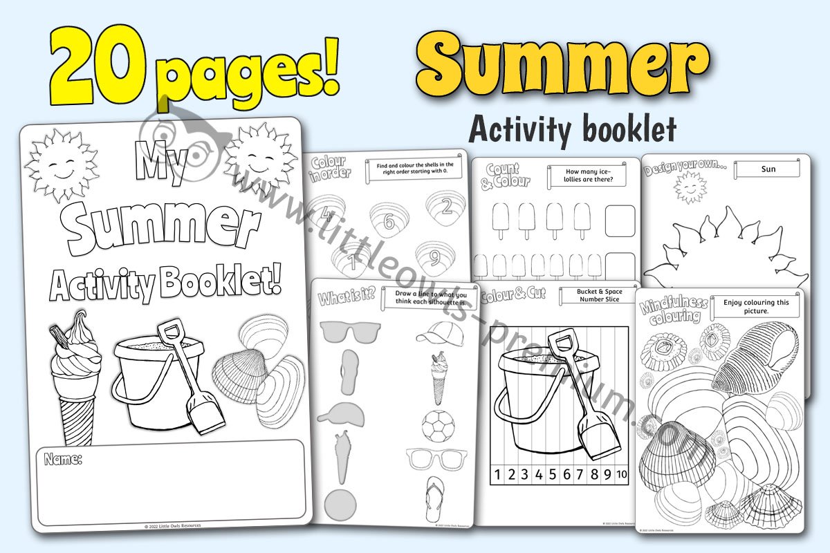 MY SUMMER ACTIVITY BOOKLET