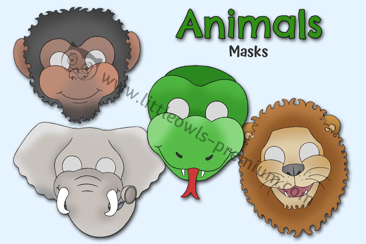 ZOO ANIMAL MASKS