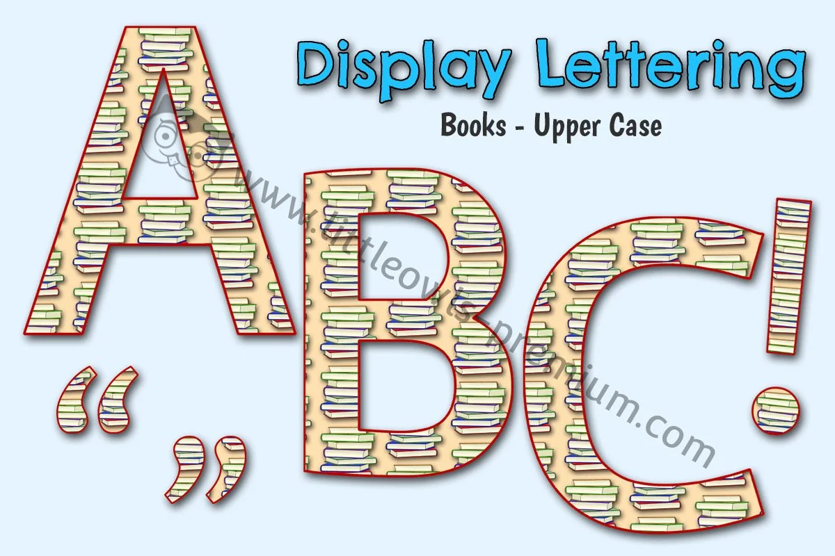 Printable Display Lettering
