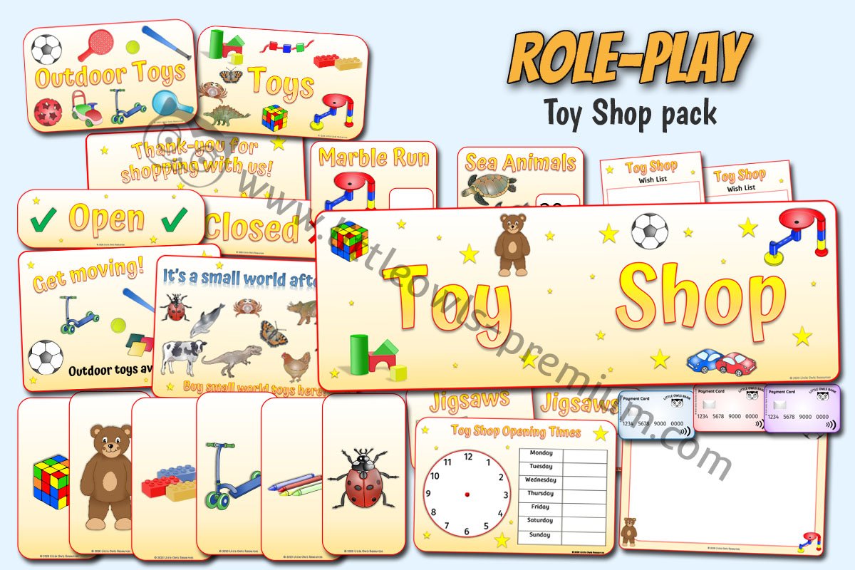 TOY SHOP ROLE-PLAY PACK