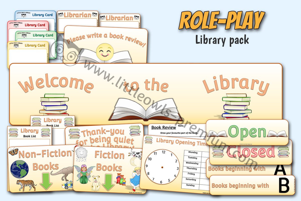 LIBRARY ROLE-PLAY PACK