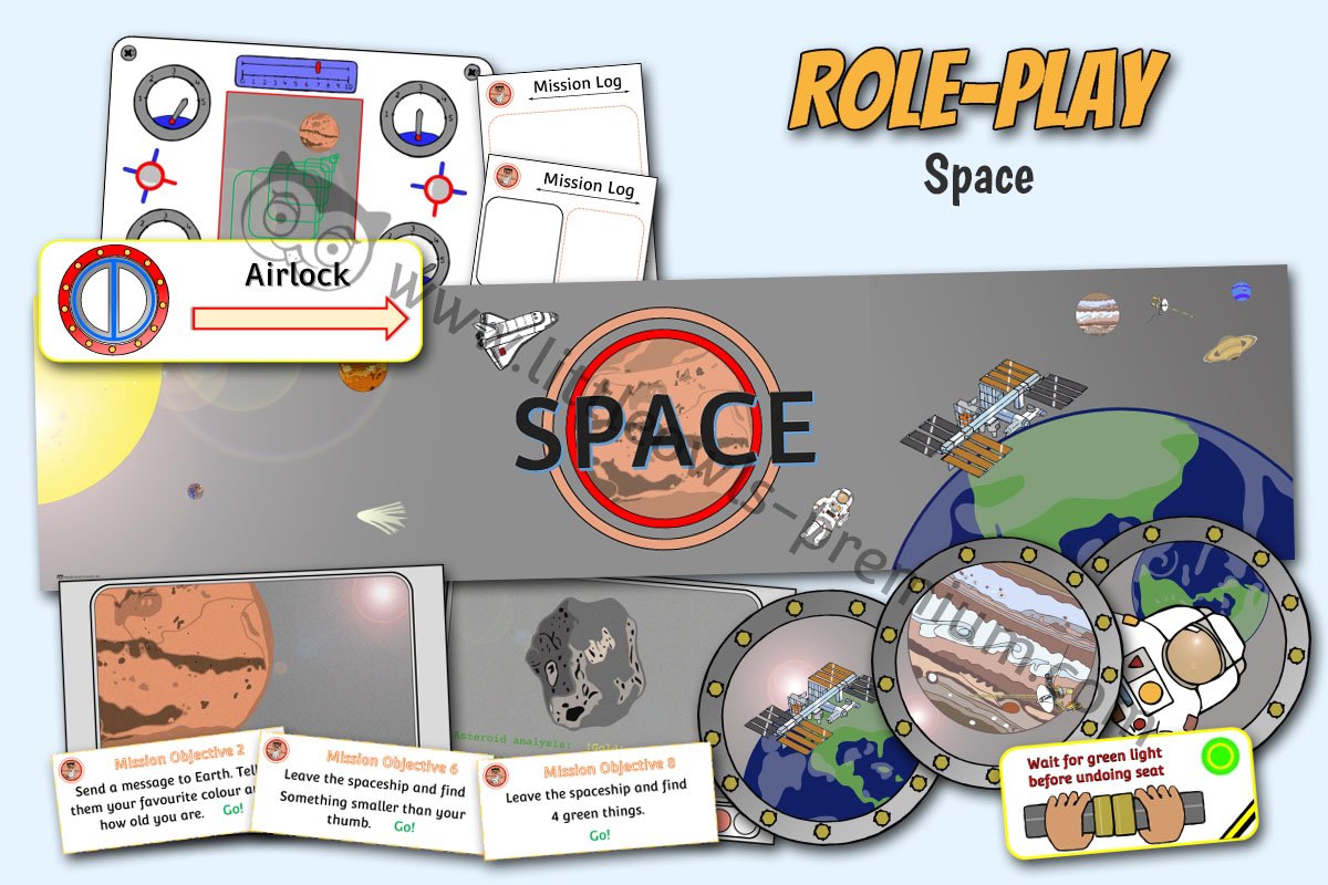 SPACE DRAMATIC ROLE PLAY PACK