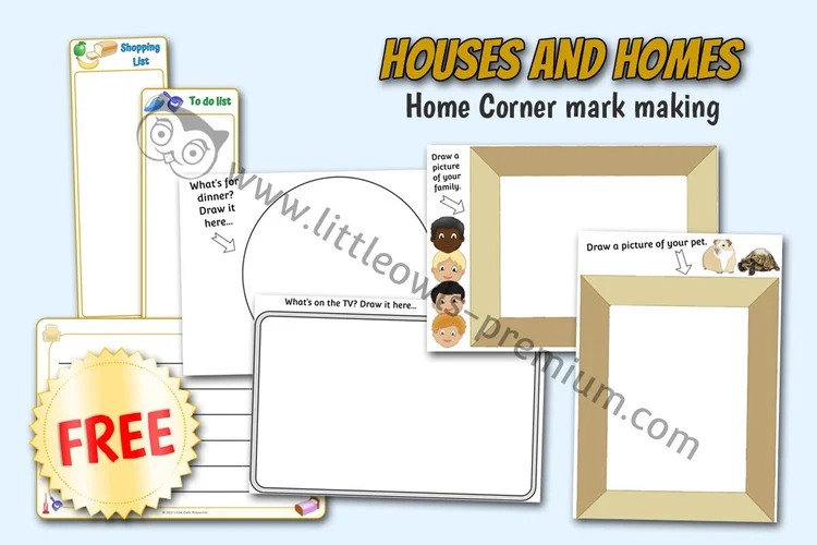 Home Corner Mark Making — Free Sample cover