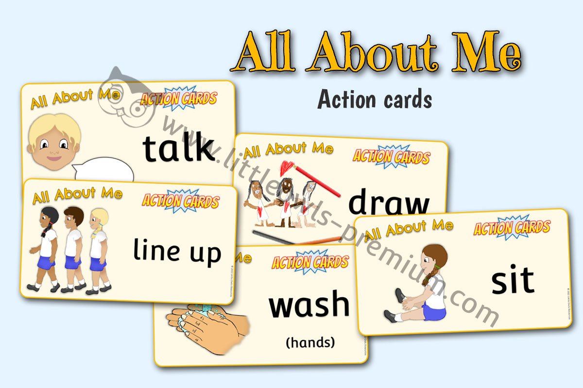 ALL ABOUT ME - Action Cards