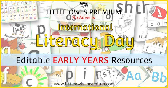    CLICK HERE   to find ‘INTERNATIONAL LITERACY DAY’ resources on our ‘LITERACY’ PAGE.   &lt;&lt;-BACK TO ‘TOPICS’ MENU PAGE    