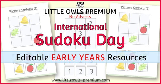    CLICK HERE   to find ‘INTERNATIONAL SUDOKU DAY’ resources.   &lt;&lt;-BACK TO ‘TOPICS’ MENU PAGE    