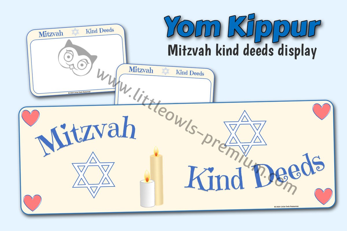 'MITZVAH KIND DEEDS' DISPLAY & ACTIVITY