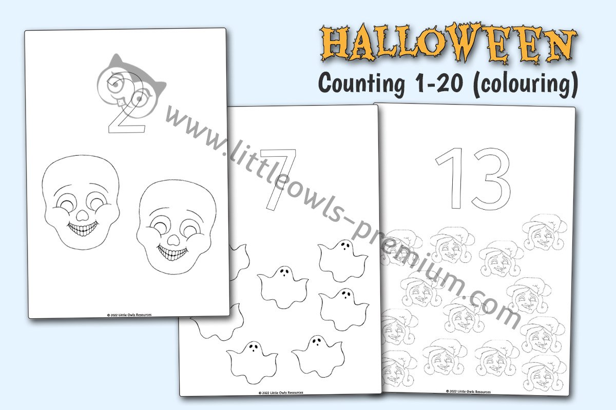 HALLOWEEN COLOUR AND COUNT