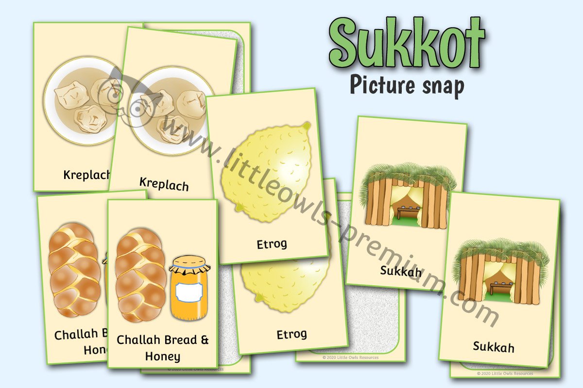 SUKKOT PICTURE SNAP CARDS GAME