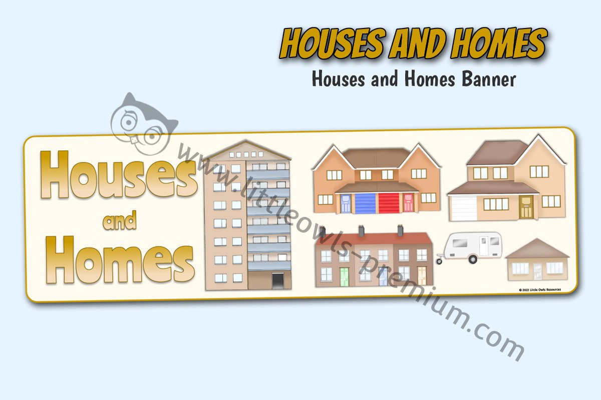 HOUSES AND HOMES - 'Houses and Homes' Banner