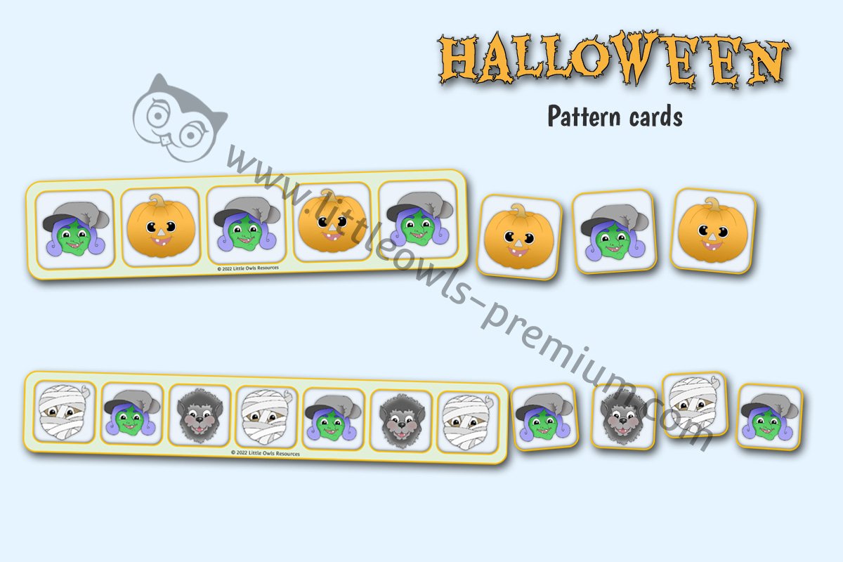 HALLOWEEN - Pattern Cards 