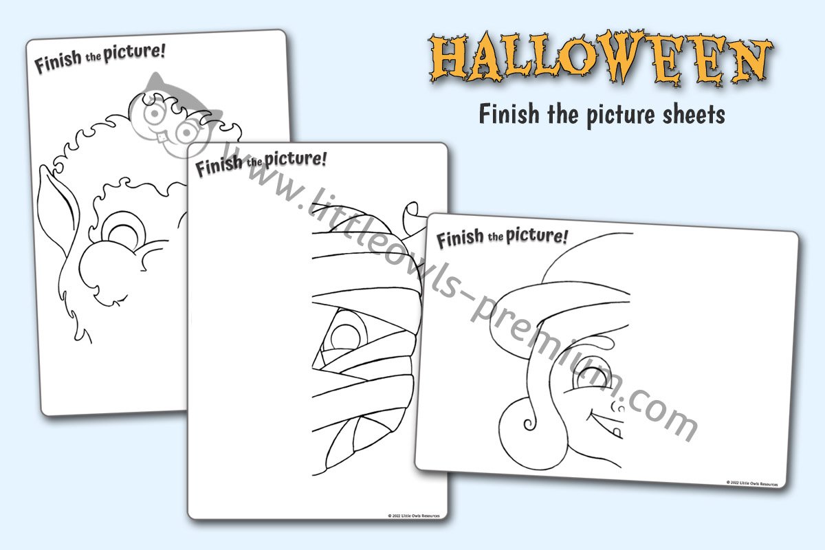 HALLOWEEN - Finish the Picture