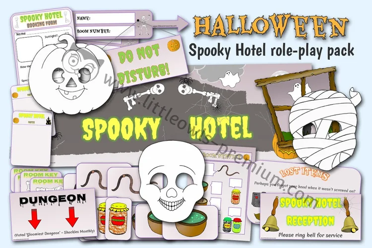 Spooky Hotel Role-Play Pack — Halloween Collection cover