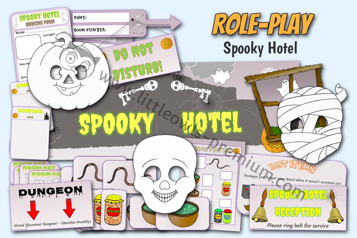 SPOOKY HOTEL DRAMATIC ROLE PLAY PACK