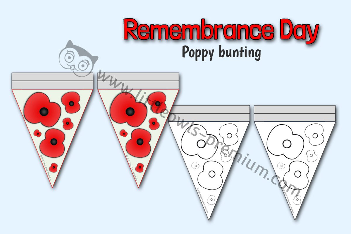 POPPY BUNTING