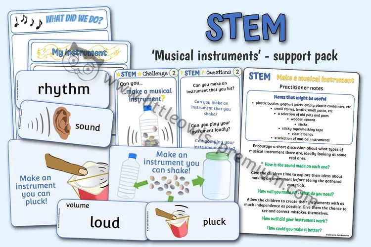 Make a Musical Instrument — STEM Support Pack cover