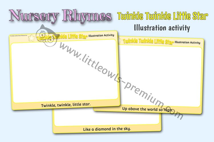 Twinkle, Twinkle Little Star — Illustration Activity - cover preview