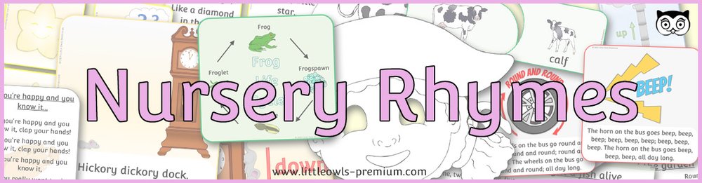 FREE and PREMIUM Nursery Rhymes Early Years (EYFS) Editable printable  resources/activities/games/displays/puppets — Little Owls Resources - Free  and Premium Early Years Printables