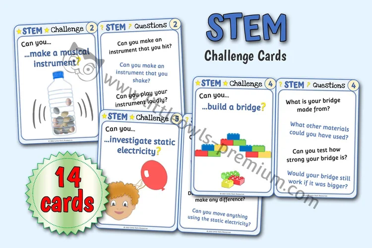 STEM Challenge Cards cover