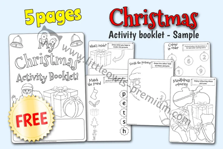 Christmas Activity Booklet — Free Sample - resource cover