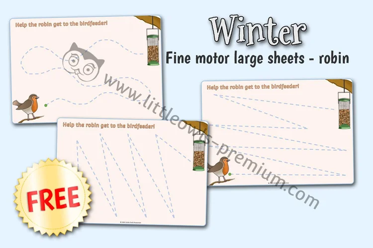Feed the Robin Pencil Control Mats — resource cover