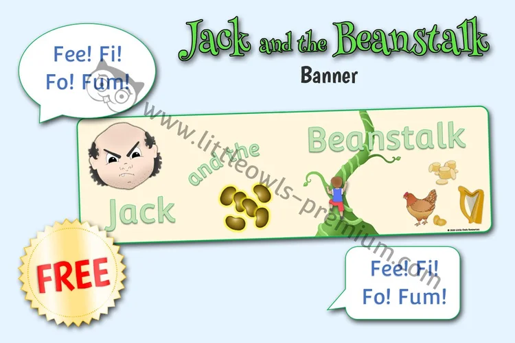 Jack and the Beanstalk Banner & Key Phrases — Free Sample cover