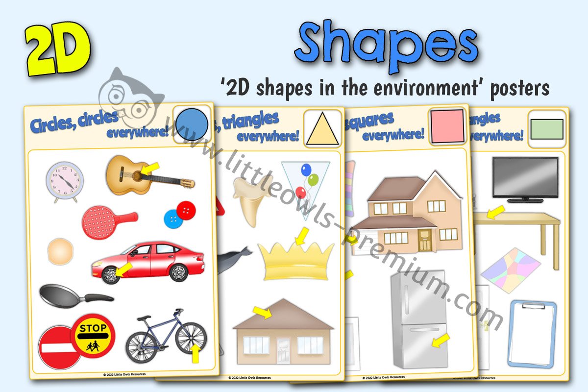 2D SHAPES IN THE ENVIRONMENT - POSTERS
