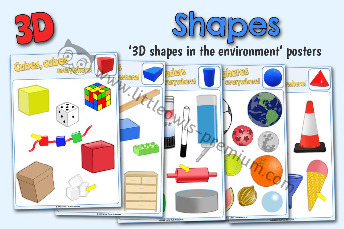 3D SHAPES IN THE ENVIRONMENT - POSTERS