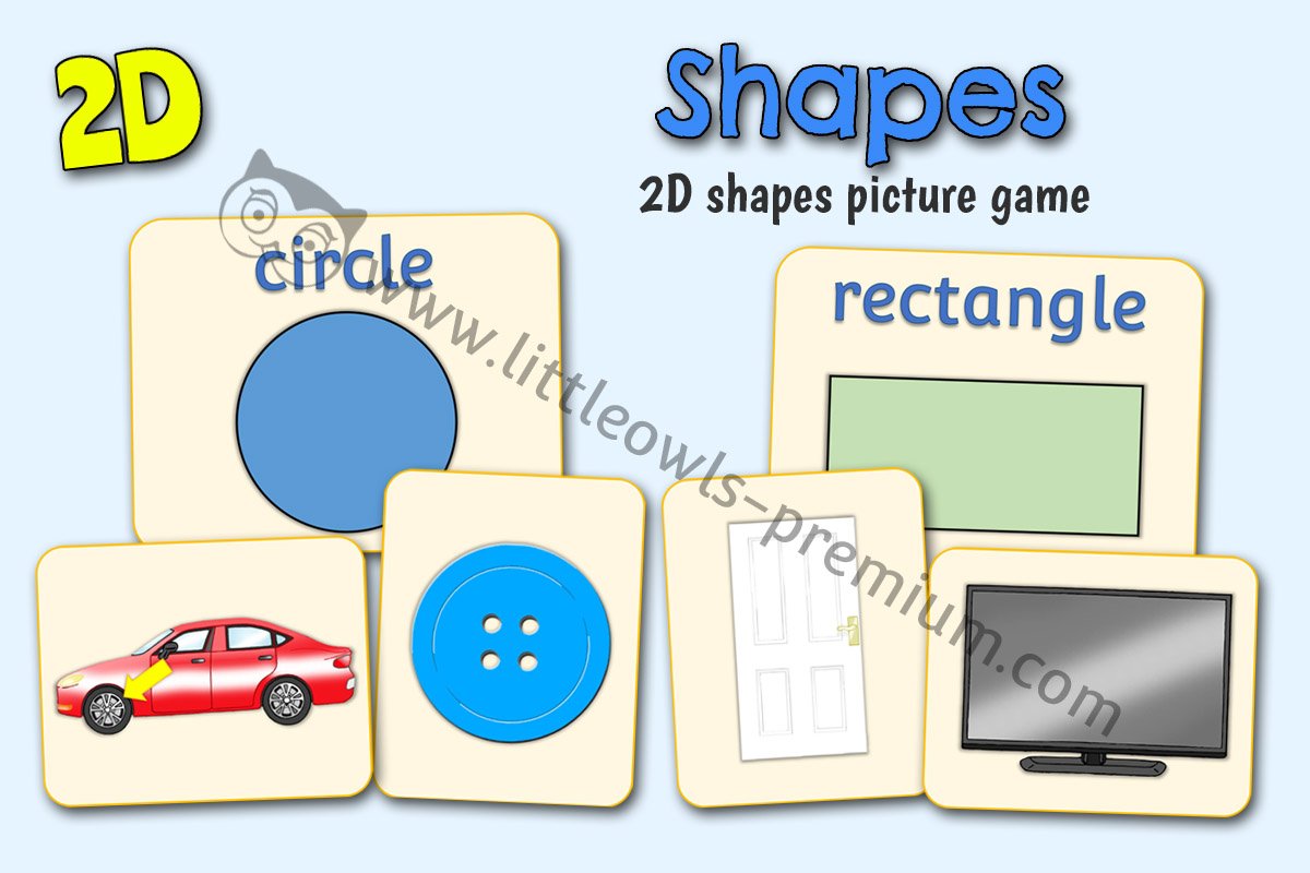 2D SHAPES IN THE ENVIRONMENT - SORTING PICTURE GAME