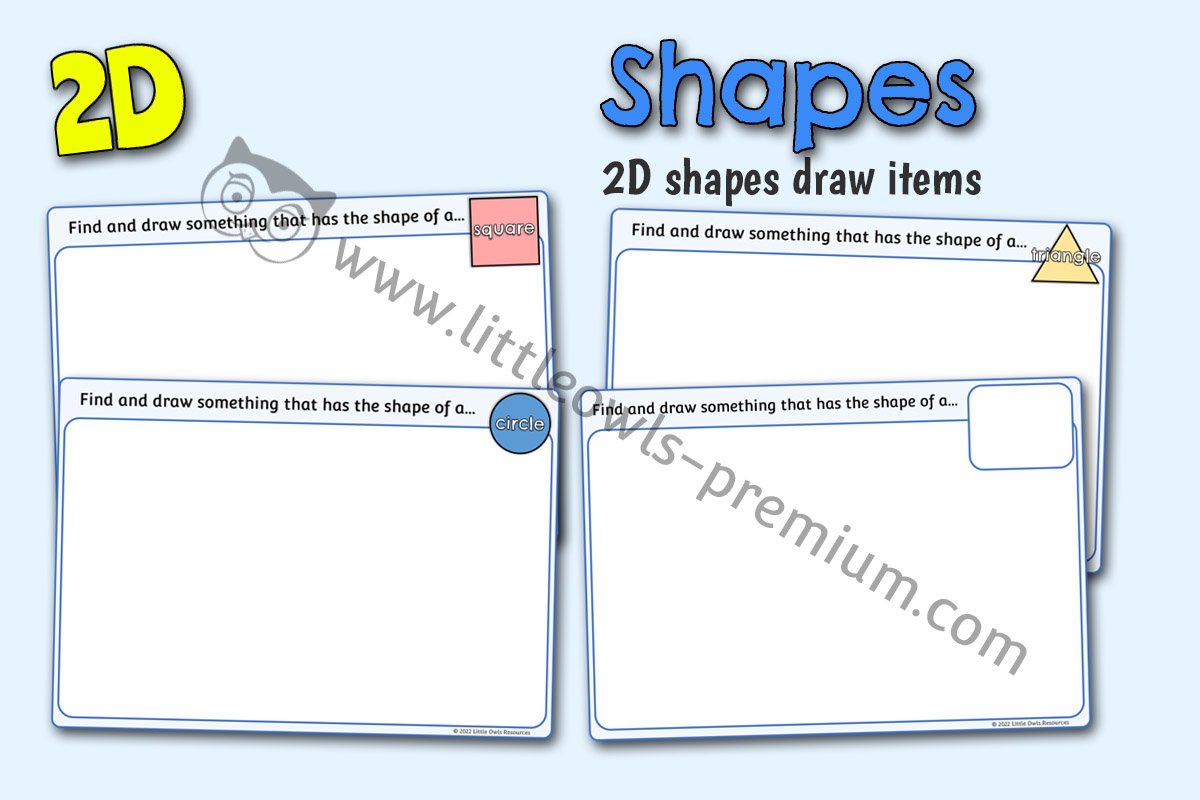 2D SHAPES IN THE ENVIRONMENT - DRAW