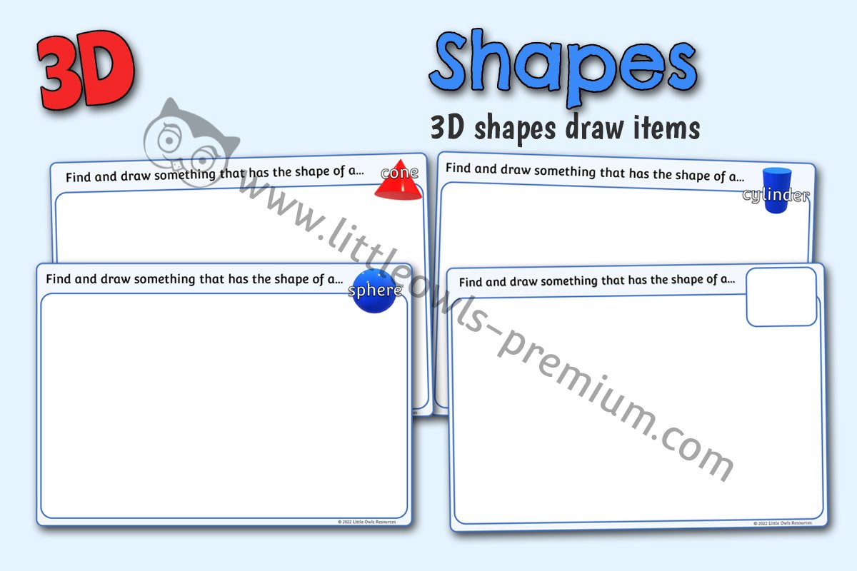 3D SHAPES IN THE ENVIRONMENT - DRAW