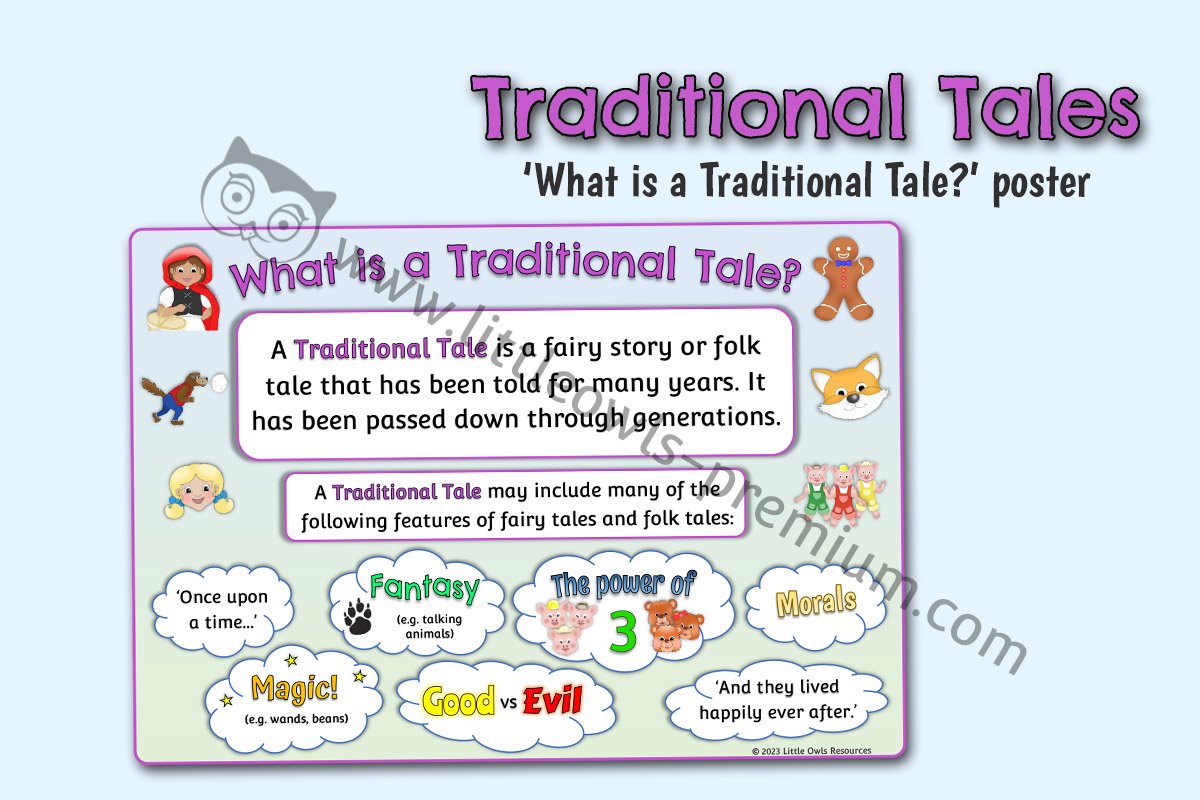TRADITIONAL TALES - 'What is a Traditional Tale?' Poster