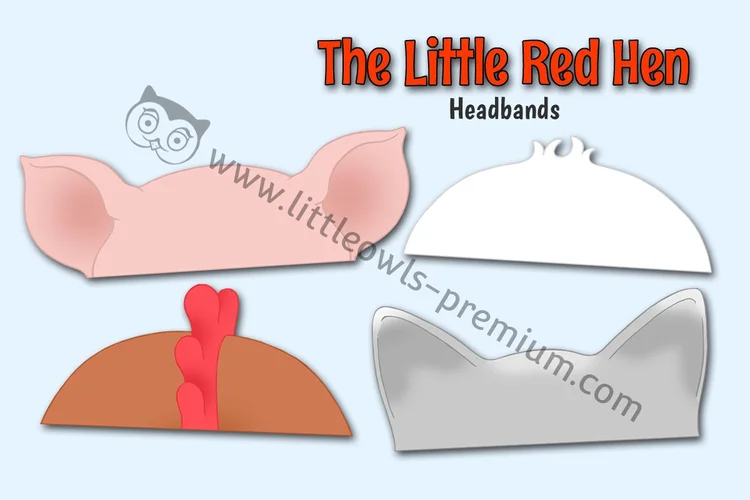 The Little Red Hen — Headbands cover