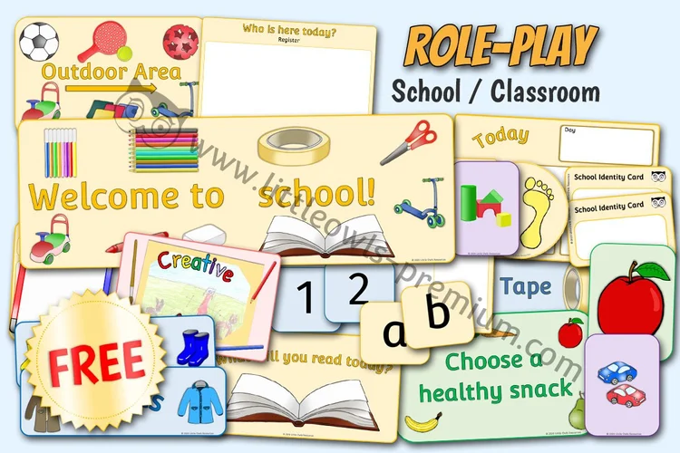 Classroom Role-Play Pack — Free Sample cover