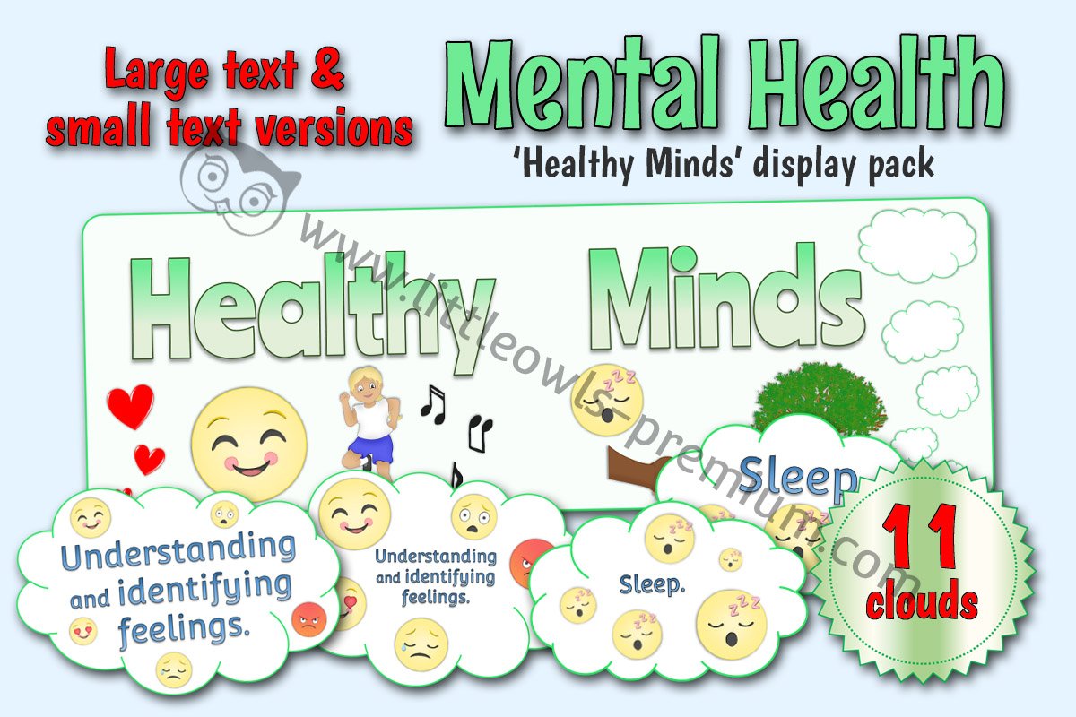 MENTAL HEALTH - 'Healthy Minds' Display Pack