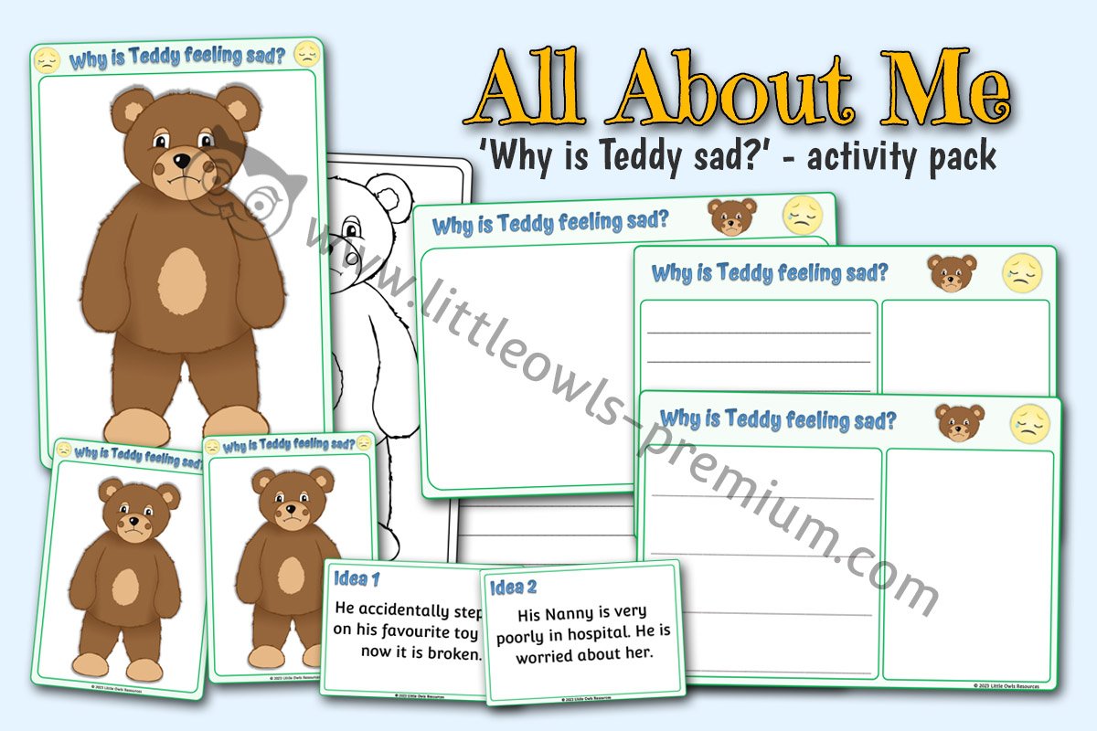 EMOTIONS - 'Why is Teddy sad?' Activity Pack