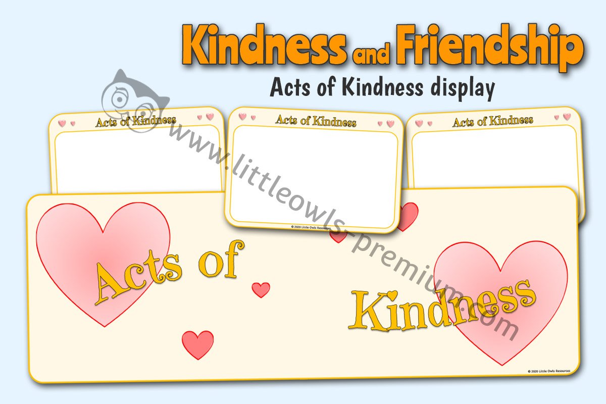‘ACTS OF KINDNESS’ ACTIVITY AND DISPLAY