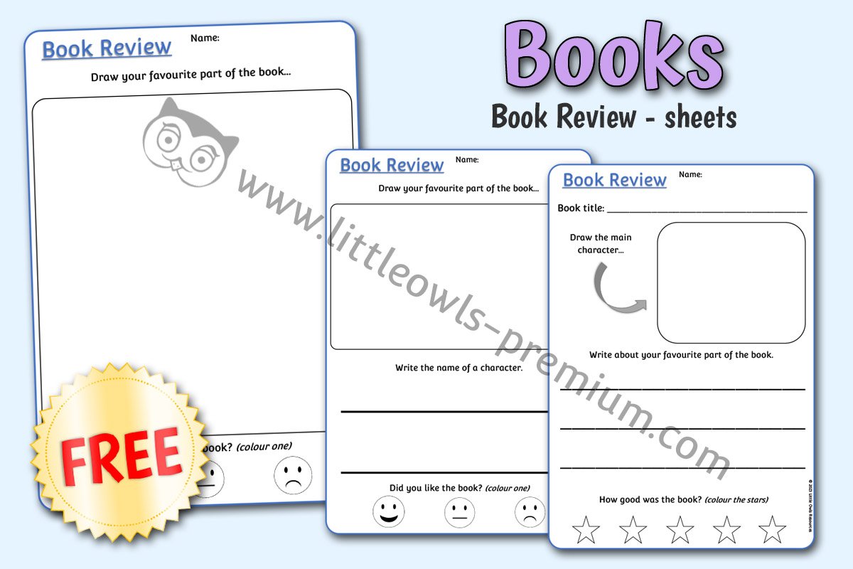 BOOK REVIEW - DRAW/WRITE SHEETS