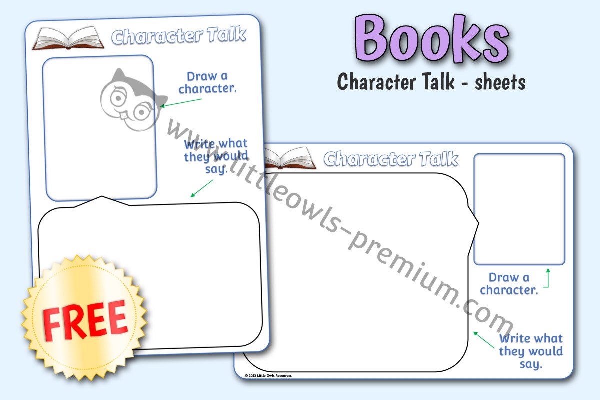 CHARACTER TALK SHEETS