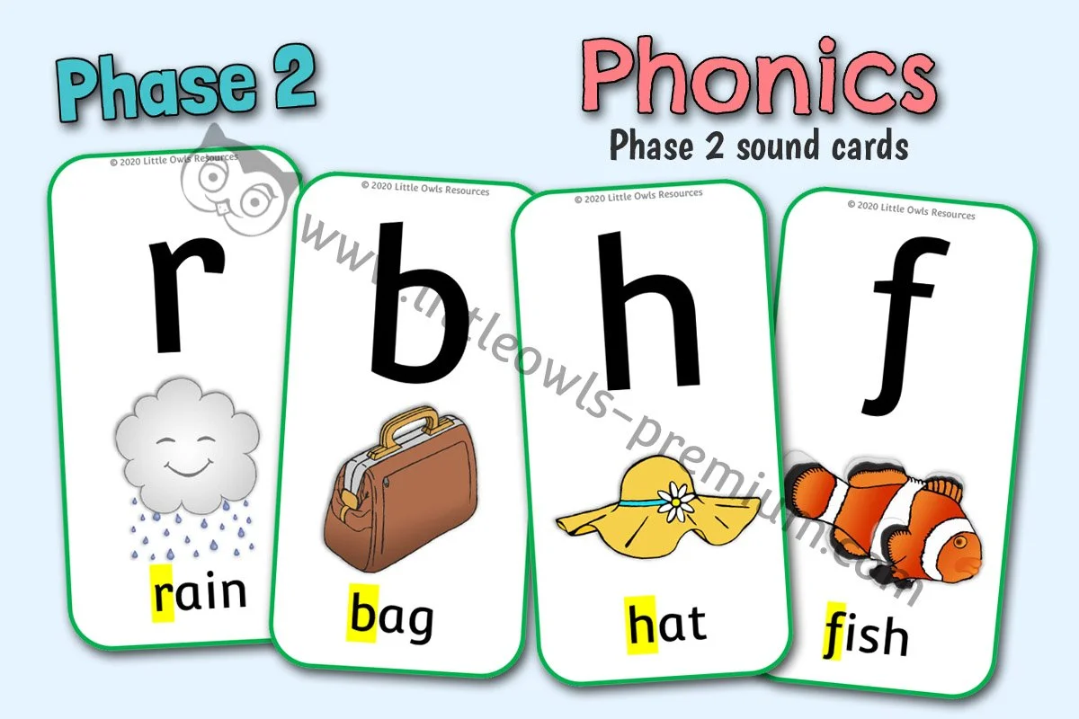 FREE and PREMIUM Printable Letters & Sounds - Phase 2 - Early Years ...