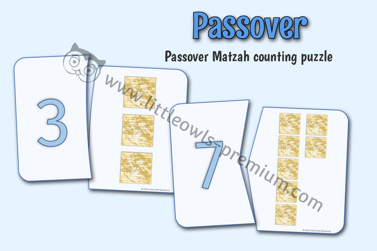 PASSOVER - Matzah Counting Puzzle