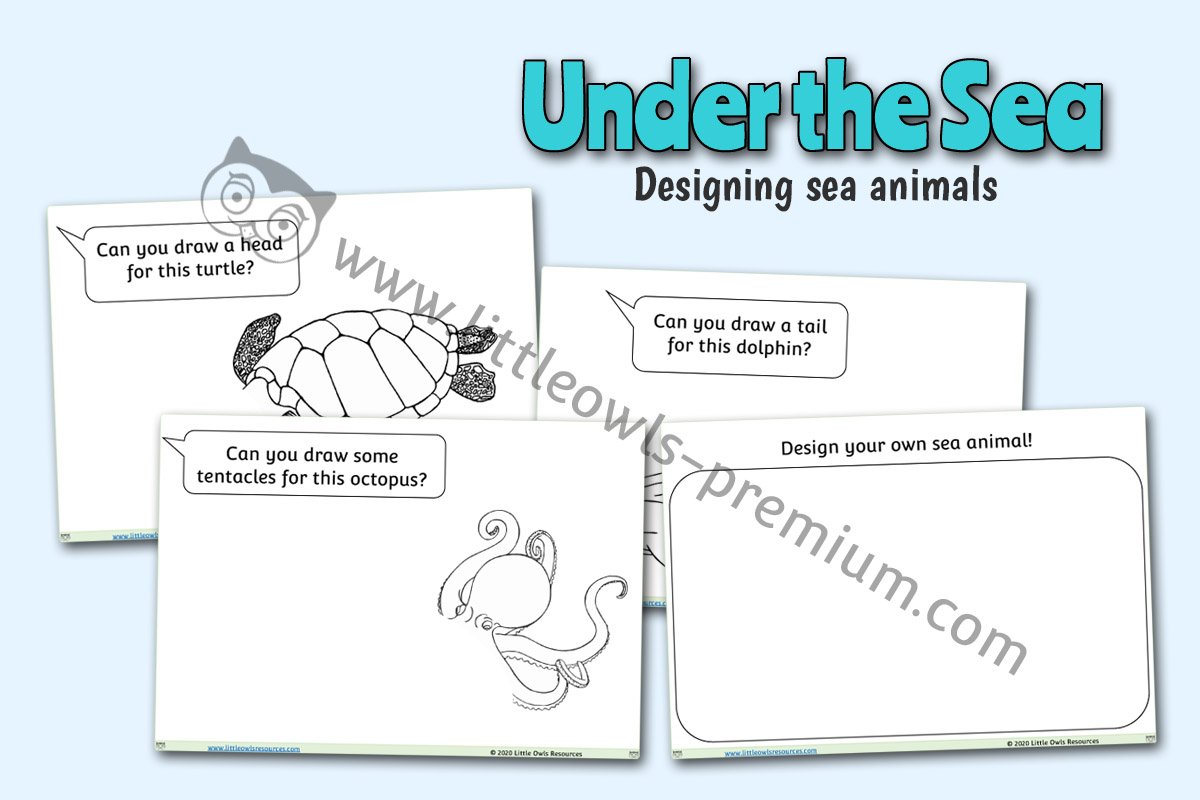 DRAWING SEA ANIMALS